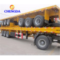 3 Axle 40 Ton Flatbed Container Trailer